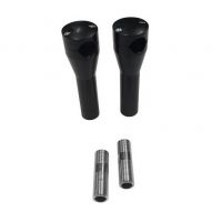 Nástavce řídítek Motorrad Burchard Glide Style 25,4mm, 150mm - chrom - otvor na kabely